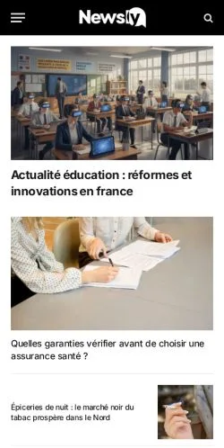 Anteprima del sito Newsly, media di Francia per articoli sponsorizzati
