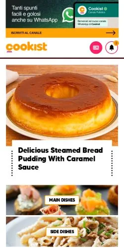 Aperçu du site Cookist, média de États-Unis pour articles sponsorisés