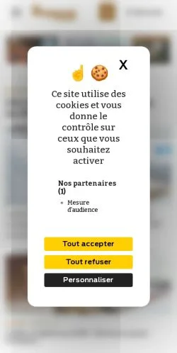Podgląd witryny Le Pharmacien De France, medium z kraju Francja do artykułów sponsorowanych