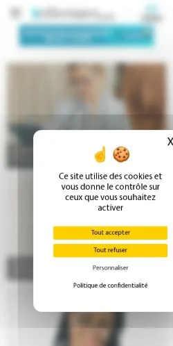 Vista previa del sitio Infirmiers, medio de Francia para artículos patrocinados