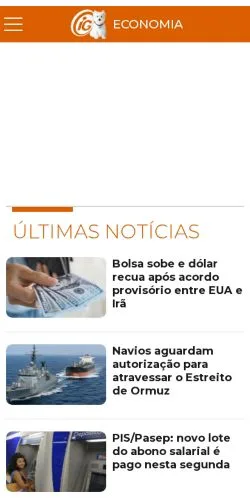 Anteprima del sito iG Economia, media di Brasile per articoli sponsorizzati