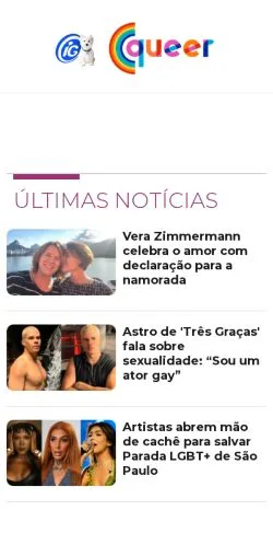 Vorschau der Website iG Queer, Medium aus Brasilien für gesponserte Artikel