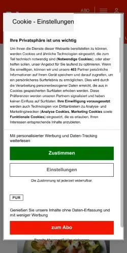 Anteprima del sito NEWS, media di Austria per articoli sponsorizzati