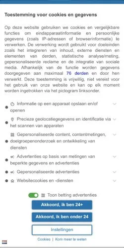 Podgląd witryny TopGear Nederland, medium z kraju Holandia do artykułów sponsorowanych