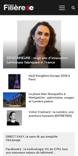 Anteprima del sito Filière 3e, media di Francia per articoli sponsorizzati