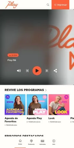 Sponsorlu makaleler için İspanya medyası Play FM Super Pop sitesinin önizlemesi