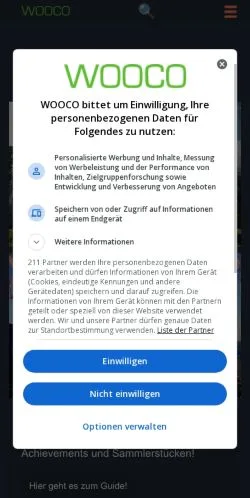 Aperçu du site WOOCO, média de Allemagne pour articles sponsorisés