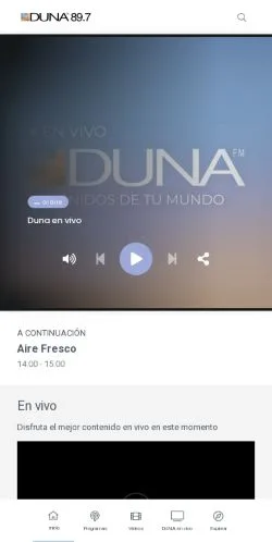 Vorschau der Website Duna, Medium aus Spanien für gesponserte Artikel