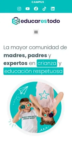Forhåndsvisning af Educar Es Todo, medie fra Spanien til sponsorerede artikler