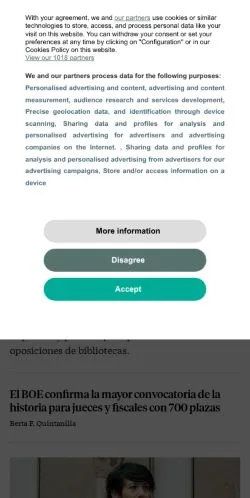 Vorschau der Website NoticiasTrabajo, Medium aus Spanien für gesponserte Artikel