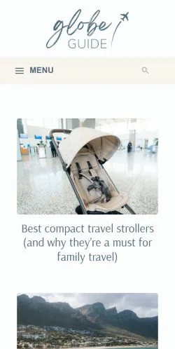 Forhåndsvisning av nettstedet Globe Guide, medium fra Canada for sponsede artikler