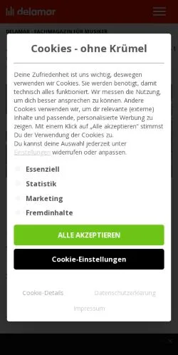Aperçu du site Delamar, média de Allemagne pour articles sponsorisés