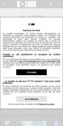 Vista previa del sitio Purebreak, medio de Francia para artículos patrocinados