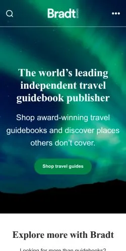 スポンサード記事向けのイギリスメディア、Bradt Guidesのサイトプレビュー