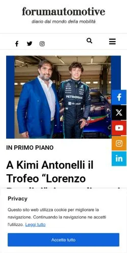 Anteprima del sito Diario Forumautomotive, media di Italia per articoli sponsorizzati