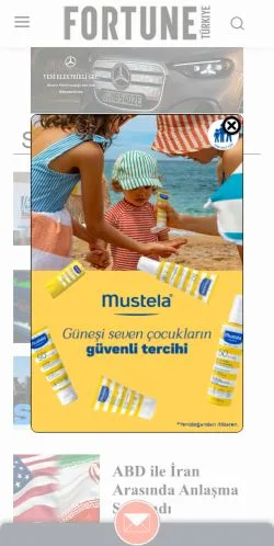 Anteprima del sito Fortune Turkey, media di Stati Uniti per articoli sponsorizzati