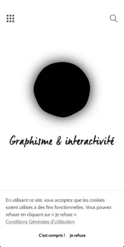 スポンサード記事向けのフランスメディア、Graphisme Et Interactivitéのサイトプレビュー