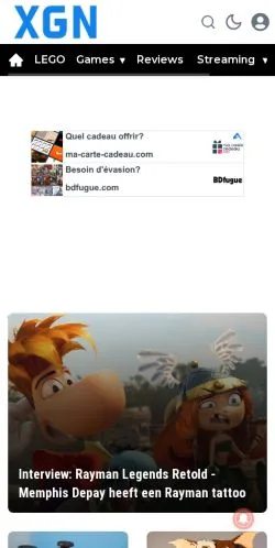 Vorschau der Website XGN, Medium aus Niederlande für gesponserte Artikel