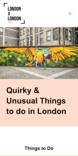 Podgląd witryny London x London, medium z kraju Wielka Brytania do artykułów sponsorowanych