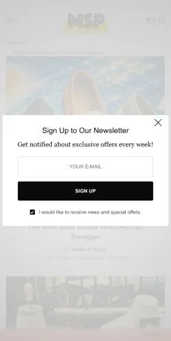 スポンサード記事向けのアメリカ合衆国メディア、Men's Style Proのサイトプレビュー