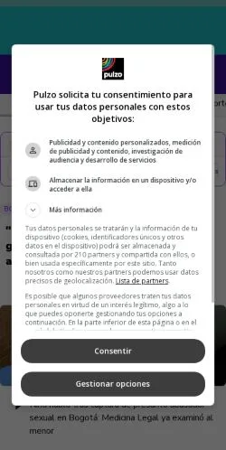 Forhåndsvisning av nettstedet Pulzo, medium fra Laos for sponsede artikler