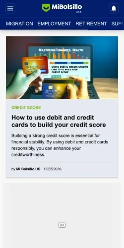 Anteprima del sito Mibolsillo, media di Stati Uniti per articoli sponsorizzati
