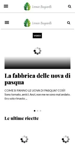 Anteprima del sito Lorenzo Biagiarelli, media di Italia per articoli sponsorizzati