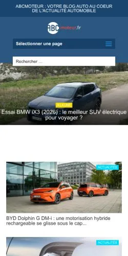 Anteprima del sito Abcmoteur, media di Francia per articoli sponsorizzati