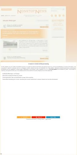 Podgląd witryny NonstopNews, medium z kraju Niemcy do artykułów sponsorowanych