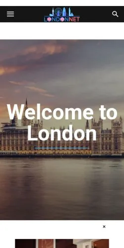 Anteprima del sito LondonNet, media di Regno Unito per articoli sponsorizzati