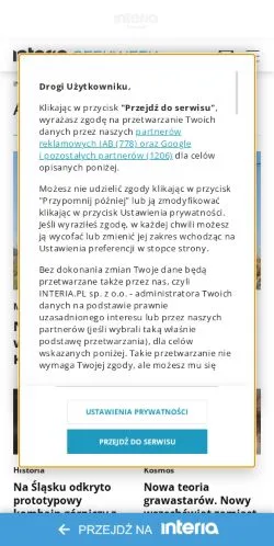 Podgląd witryny GeekWeek, medium z kraju Polska do artykułów sponsorowanych