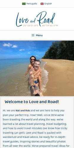 Anteprima del sito Love And Road, media di Stati Uniti per articoli sponsorizzati
