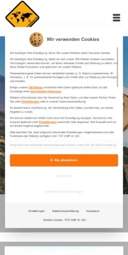 Anteprima del sito Unaufschiebbar, media di Germania per articoli sponsorizzati
