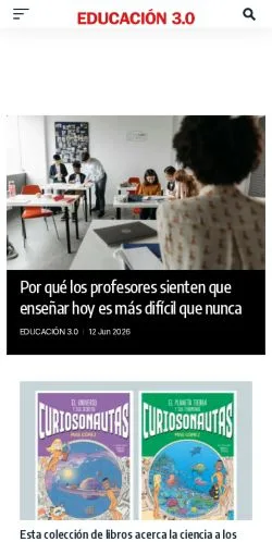 Anteprima del sito Educación 3.0, media di Spagna per articoli sponsorizzati