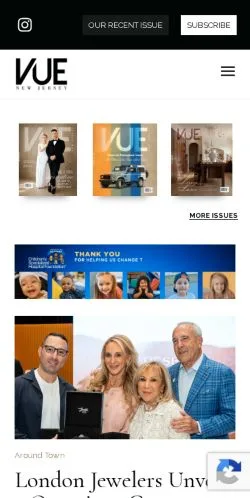 Forhåndsvisning af VUE Magazine, medie fra USA til sponsorerede artikler