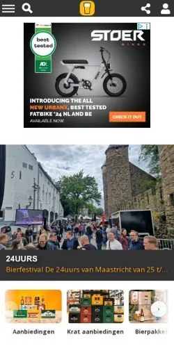 Aperçu du site Biernet, média de Pays-Bas pour articles sponsorisés