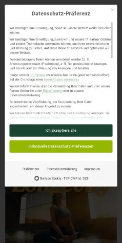 Anteprima del sito Green Lifestyle, media di Germania per articoli sponsorizzati