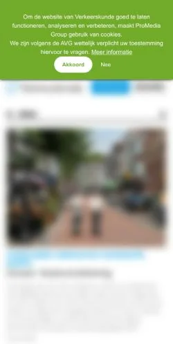 Anteprima del sito Verkeerskunde, media di Paesi Bassi per articoli sponsorizzati