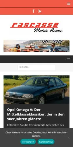 Anteprima del sito Rascasse Motor Revue, media di Germania per articoli sponsorizzati