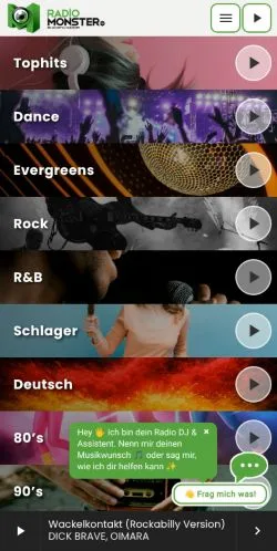 Anteprima del sito RadioMonster, media di Germania per articoli sponsorizzati