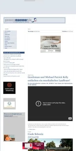 Anteprima del sito Genussmaenner, media di Germania per articoli sponsorizzati