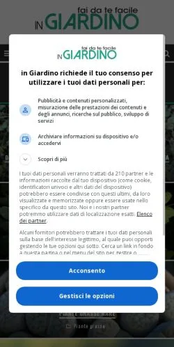 Anteprima del sito Fai Da Te In Giardino, media di Italia per articoli sponsorizzati