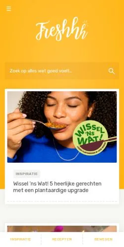 Podgląd witryny Freshhh, medium z kraju Holandia do artykułów sponsorowanych