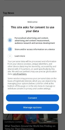 Anteprima del sito Gifts & Dec, media di Stati Uniti per articoli sponsorizzati