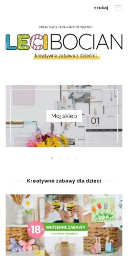 Podgląd witryny Lecibocian, medium z kraju Polska do artykułów sponsorowanych
