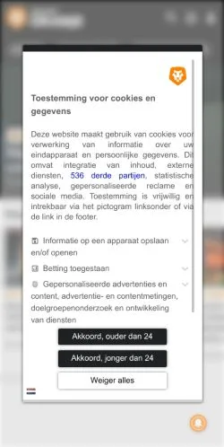 Podgląd witryny Mee Met Oranje, medium z kraju Holandia do artykułów sponsorowanych