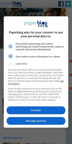 Anteprima del sito Paperblog, media di Stati Uniti per articoli sponsorizzati