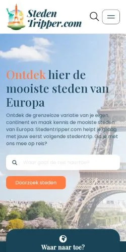 Vorschau der Website Stedentripper, Medium aus Niederlande für gesponserte Artikel