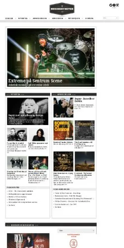 Anteprima del sito Musikknyheter, media di Norvegia per articoli sponsorizzati