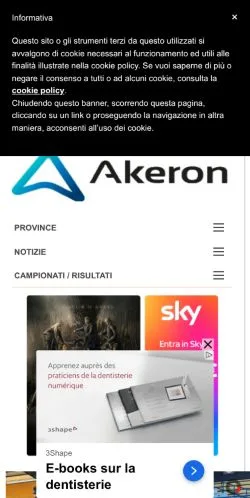Anteprima del sito Toscanagol, media di Italia per articoli sponsorizzati
